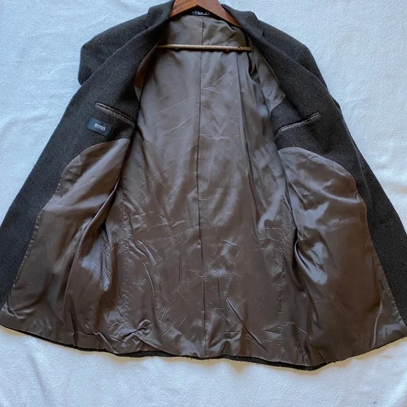 Hugo Boss Brown 44R Wool Sport Coat